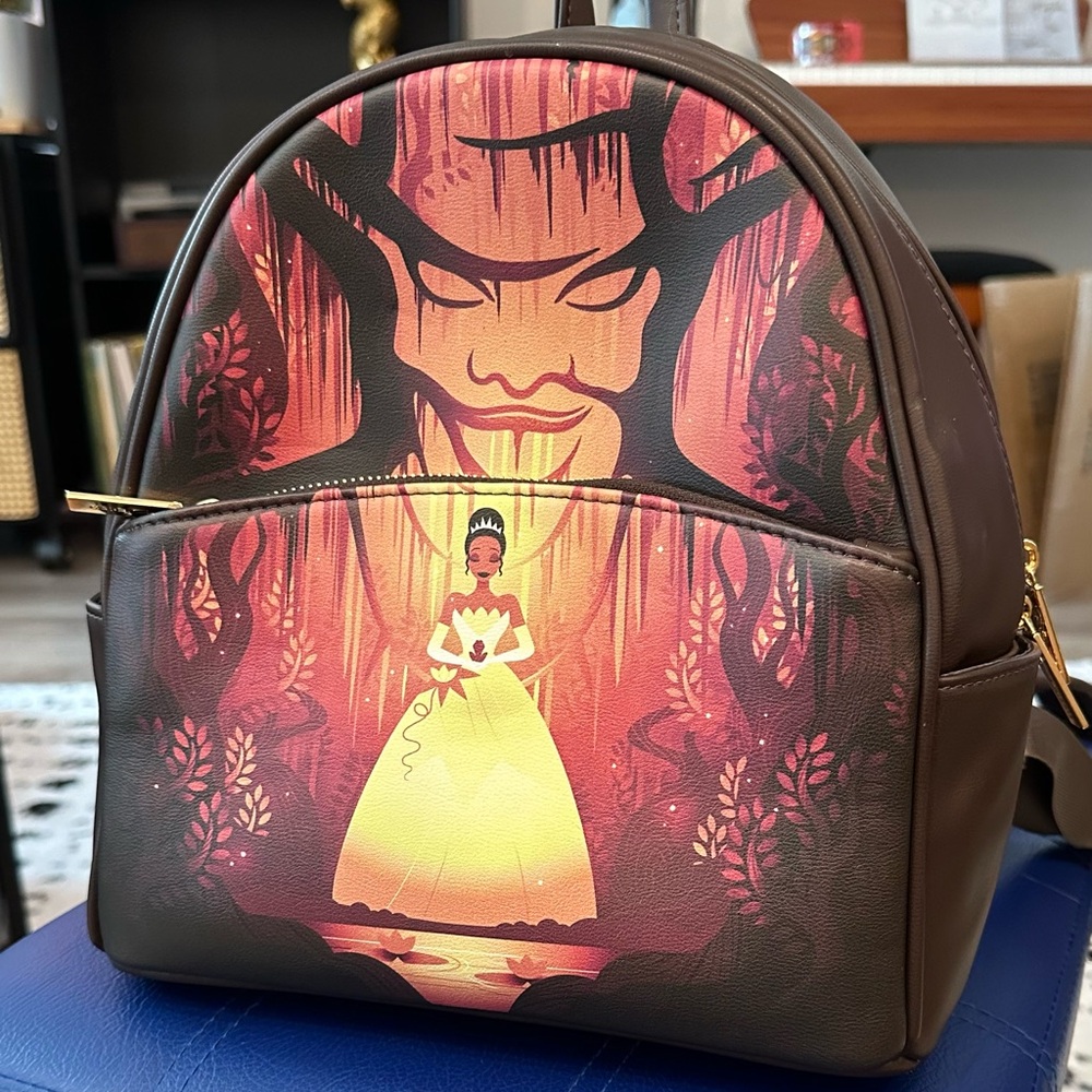 Danielle Nicole Princess Tiana Dr. Facilier Mini Backpack